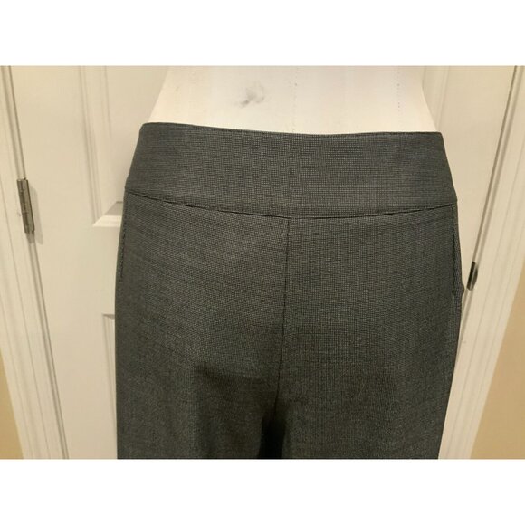 Armani Collezioni Black Silver Wool Micro Dot Wool Trousers NWT $555 Size 10 46 - Picture 8 of 9